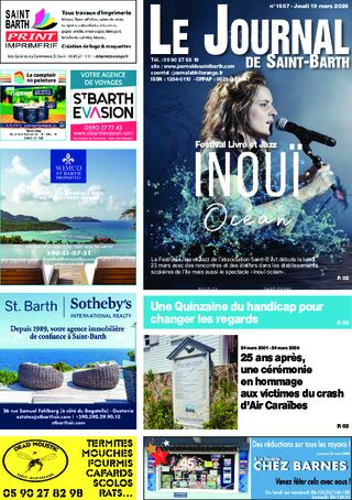 Journal de Saint-Barth N°1657 du 19/03/2026