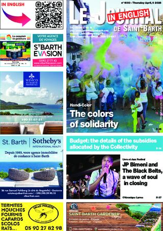Journal de Saint-Barth N°1660 du 09/04/2026