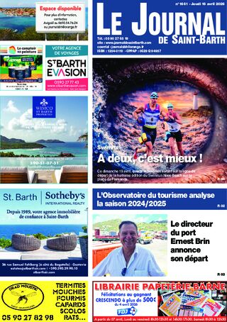 Journal de Saint-Barth N°1661 du 16/04/2026