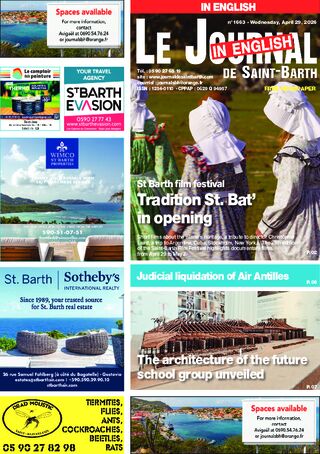 Journal de Saint-Barth N°1663 du 29/04/2026