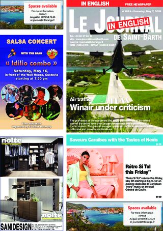 Journal de Saint-Barth N°1664 du 07/05/2026
