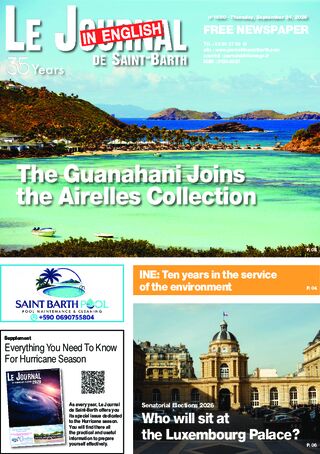 Journal de Saint-Barth N°1680 du 24/09/2026