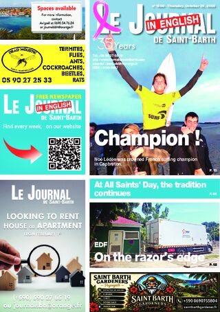 Journal de Saint-Barth N°1685 du 29/10/2026
